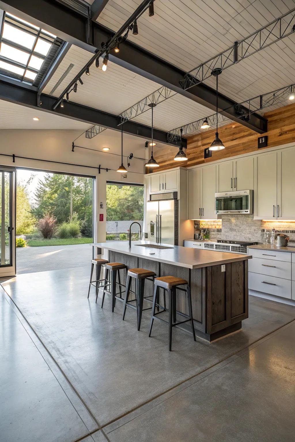 Open designs improve flow and ease of access.