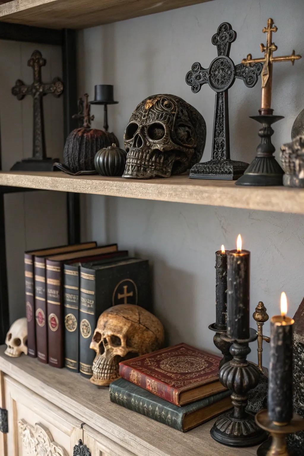 Macabre accents to captivate and enchant.