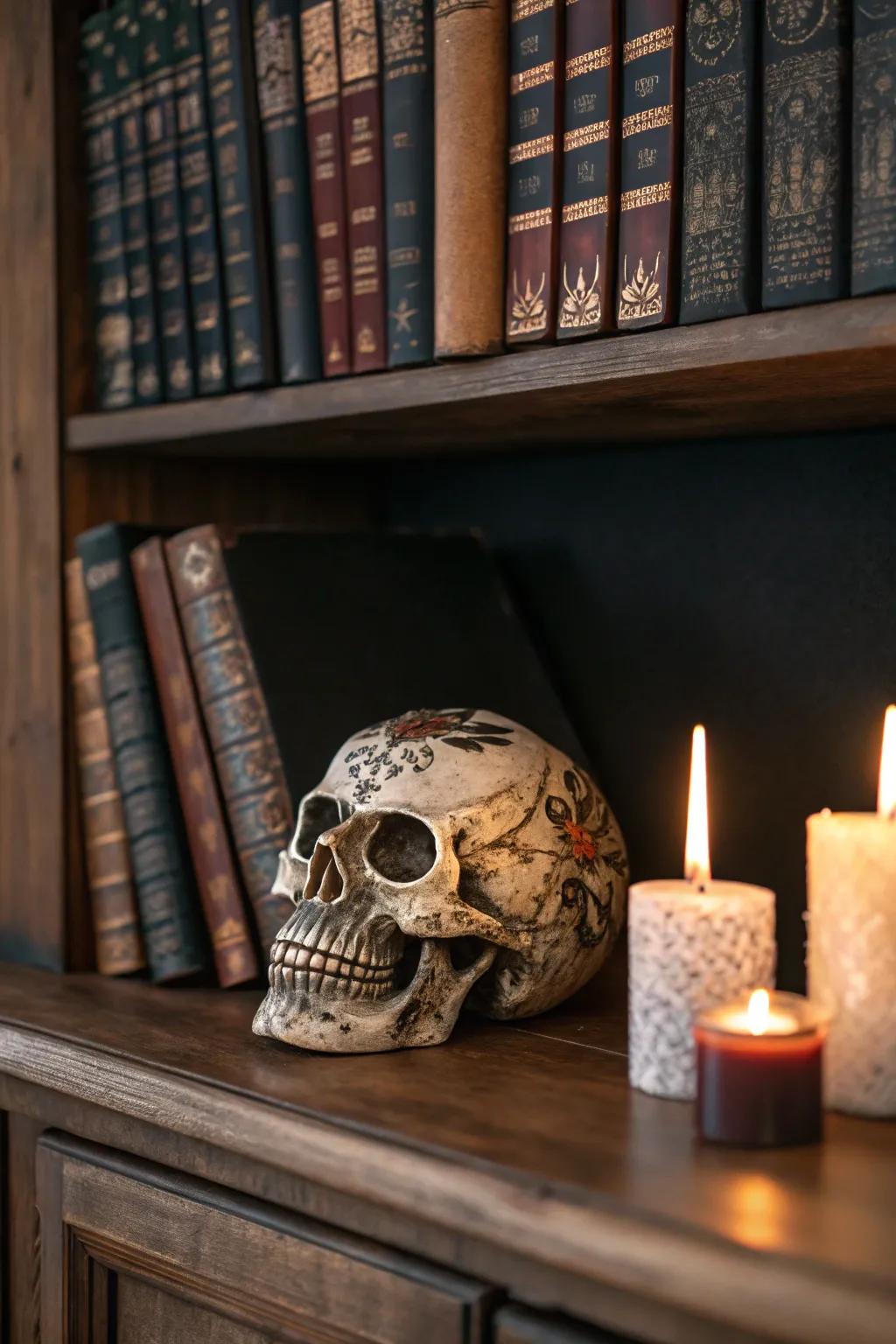 Skulls create a striking statement in any setting.