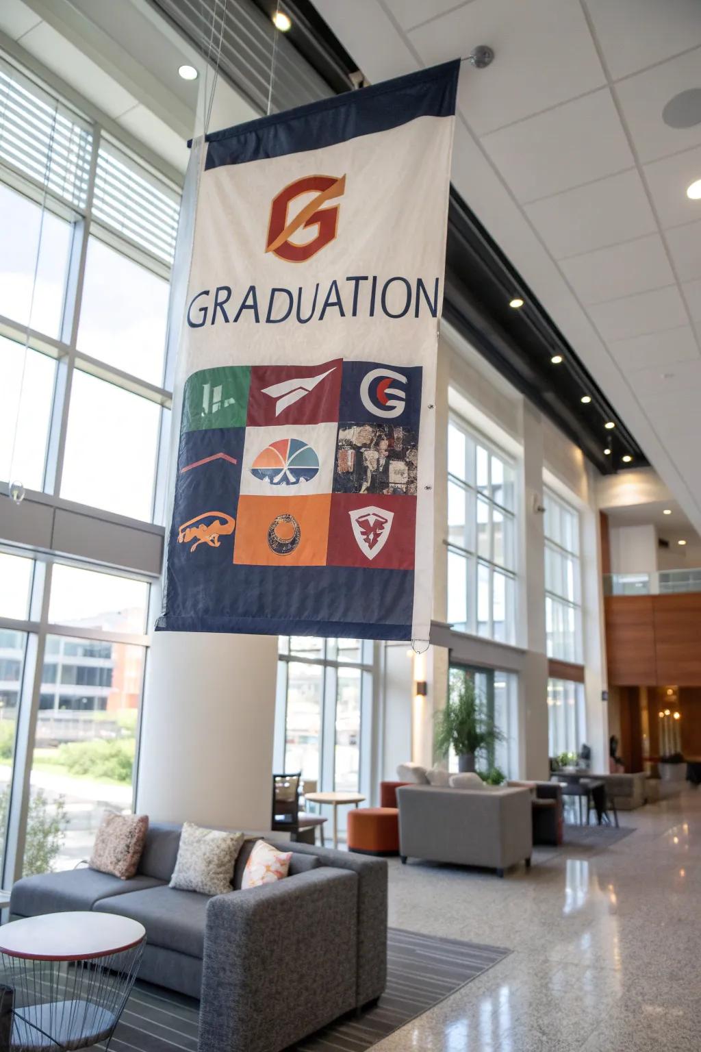 A banner commemorating prospective aspirations and strategies.