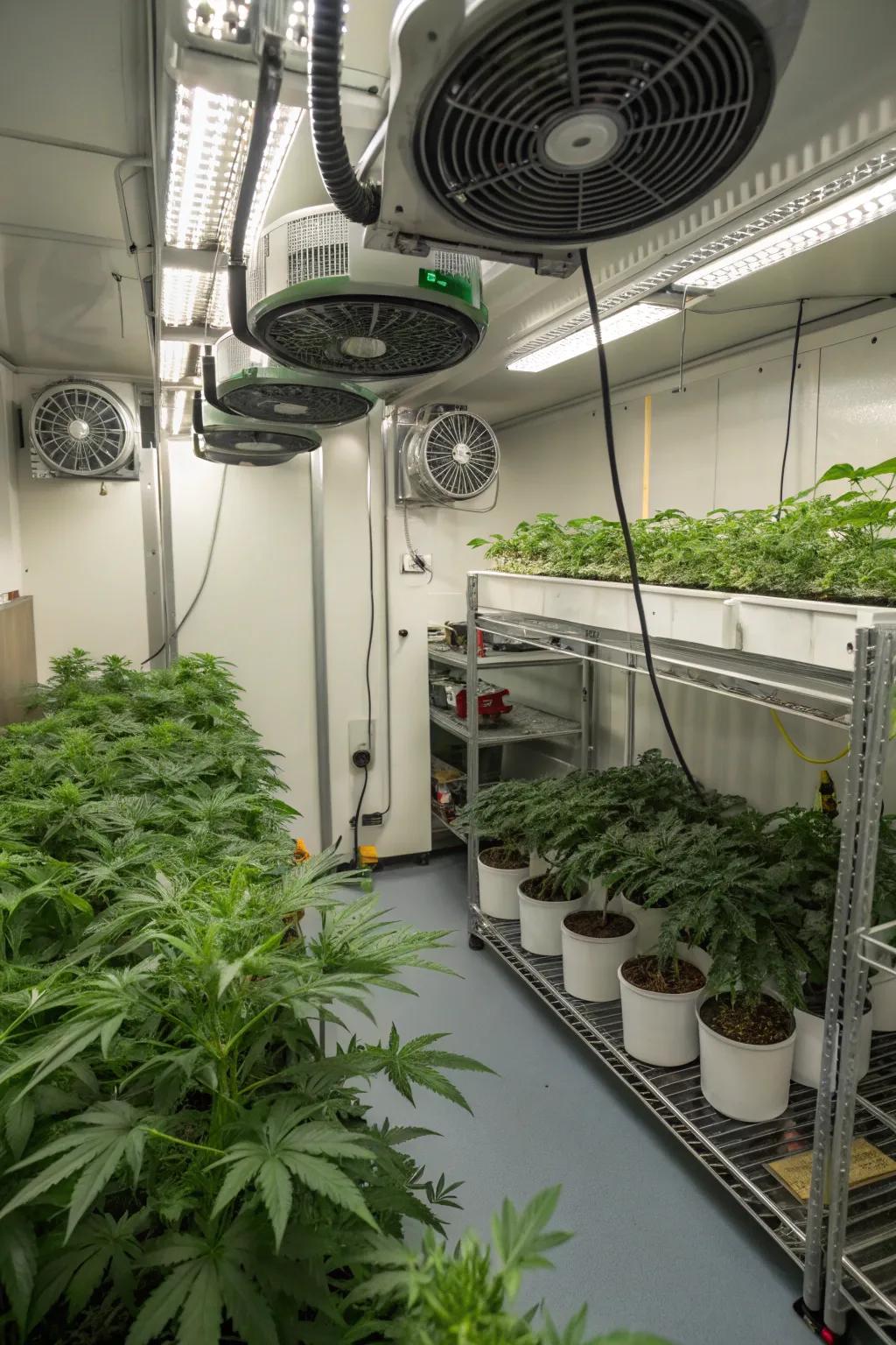 Climate control makes sure your plants have a good place to grow.