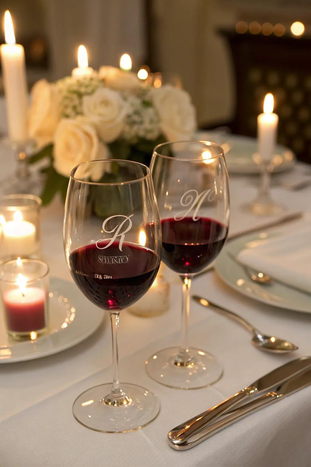 Bespoke drinkware brings a personal flourish to any celebration.