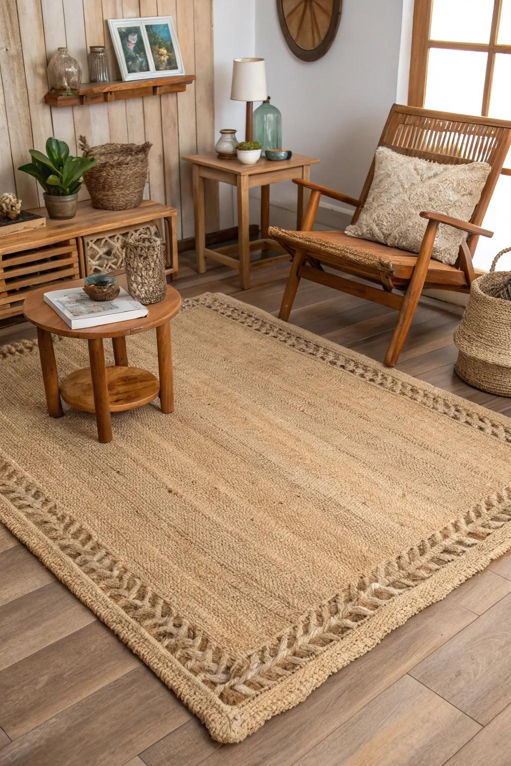 Natural materials provide a grounded and organic sensation to home decor.