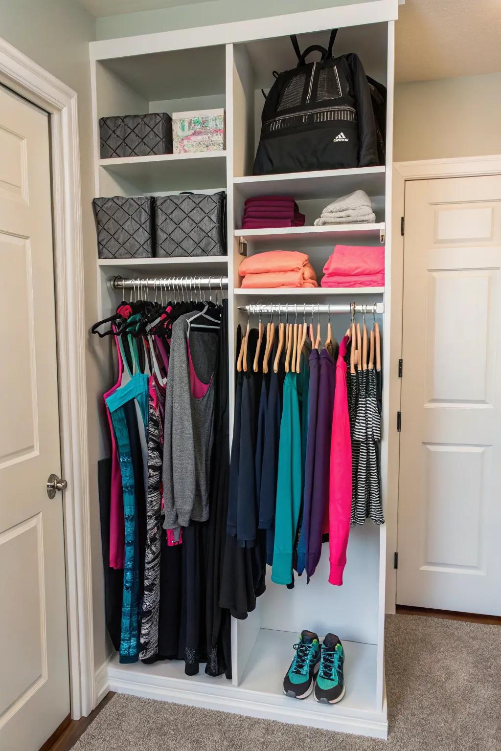 Vertical storage solutions to make the most of your closet space.