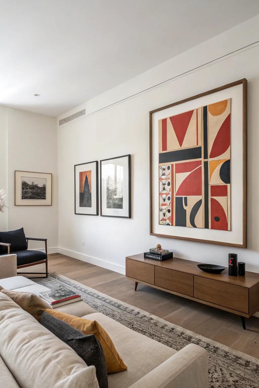 Allow a solitary frame to create a striking statement.