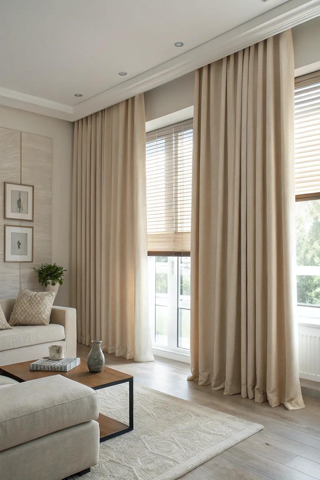 Subdued tints procure an adaptable and comforting visual.