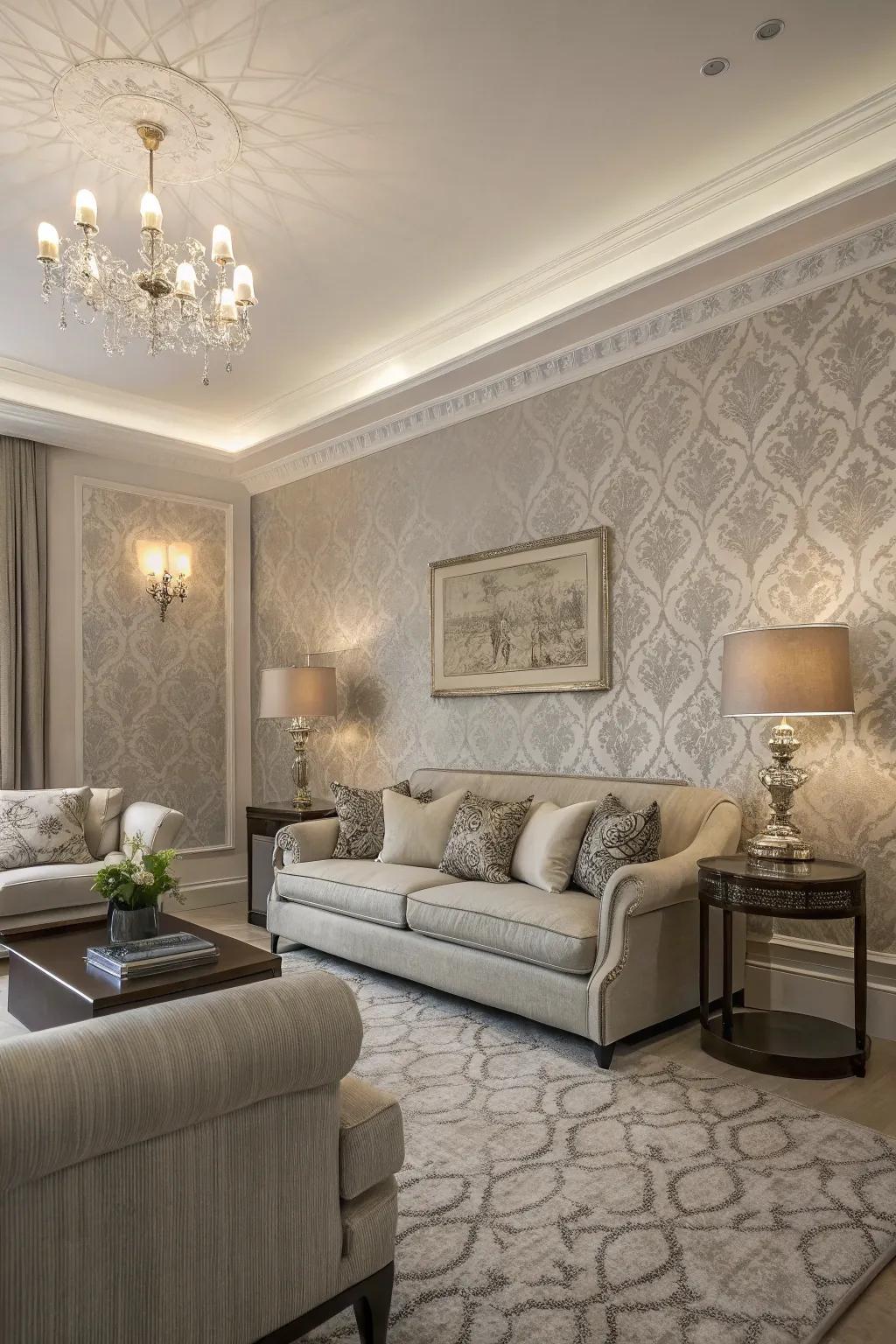 Textures give your living area depth and subtle drama.