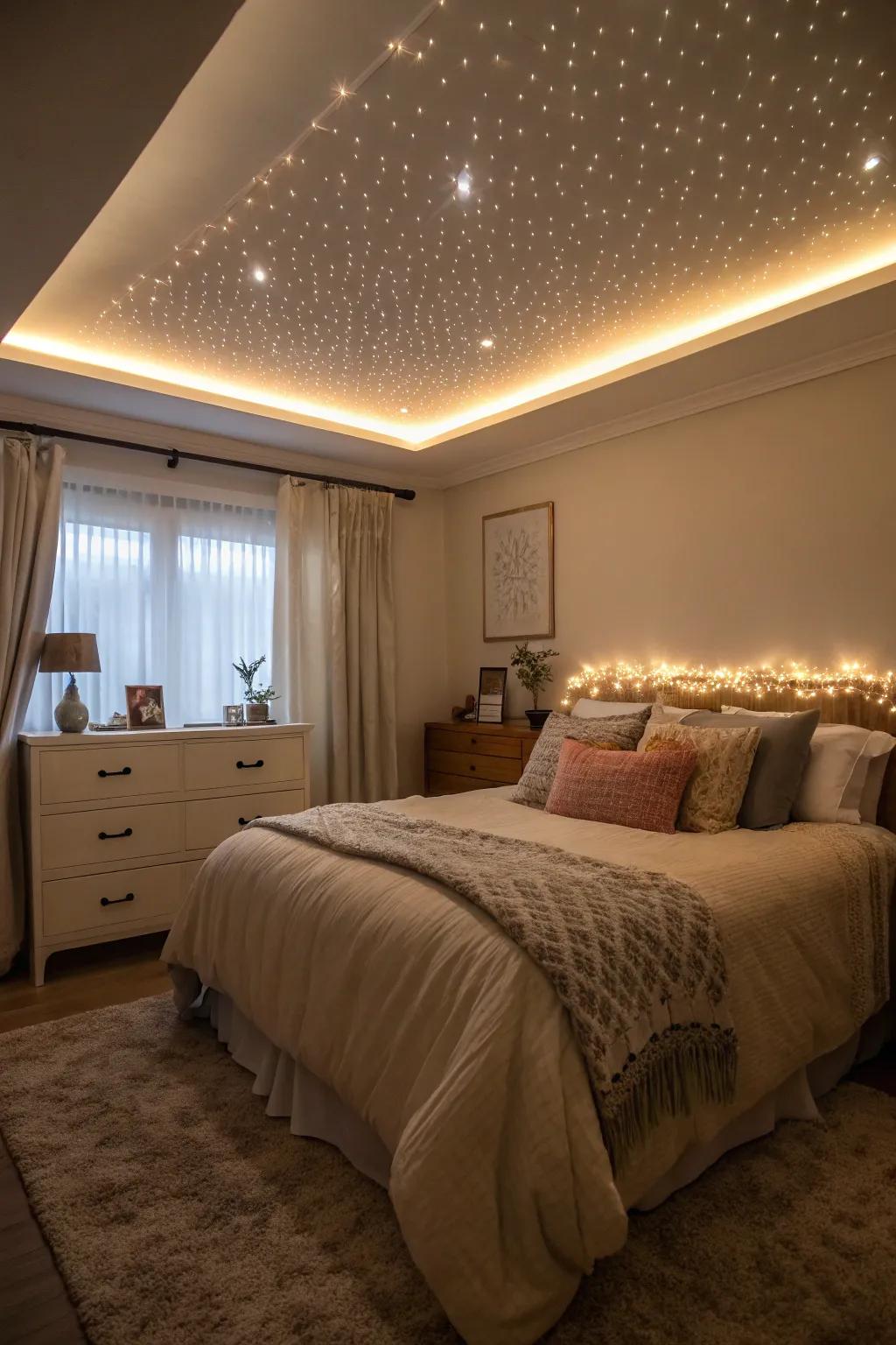 Built-in lighting offers a magical ambient glow.