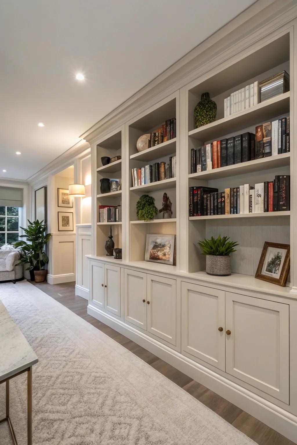 Smart storage that makes your flex room look fantastic.