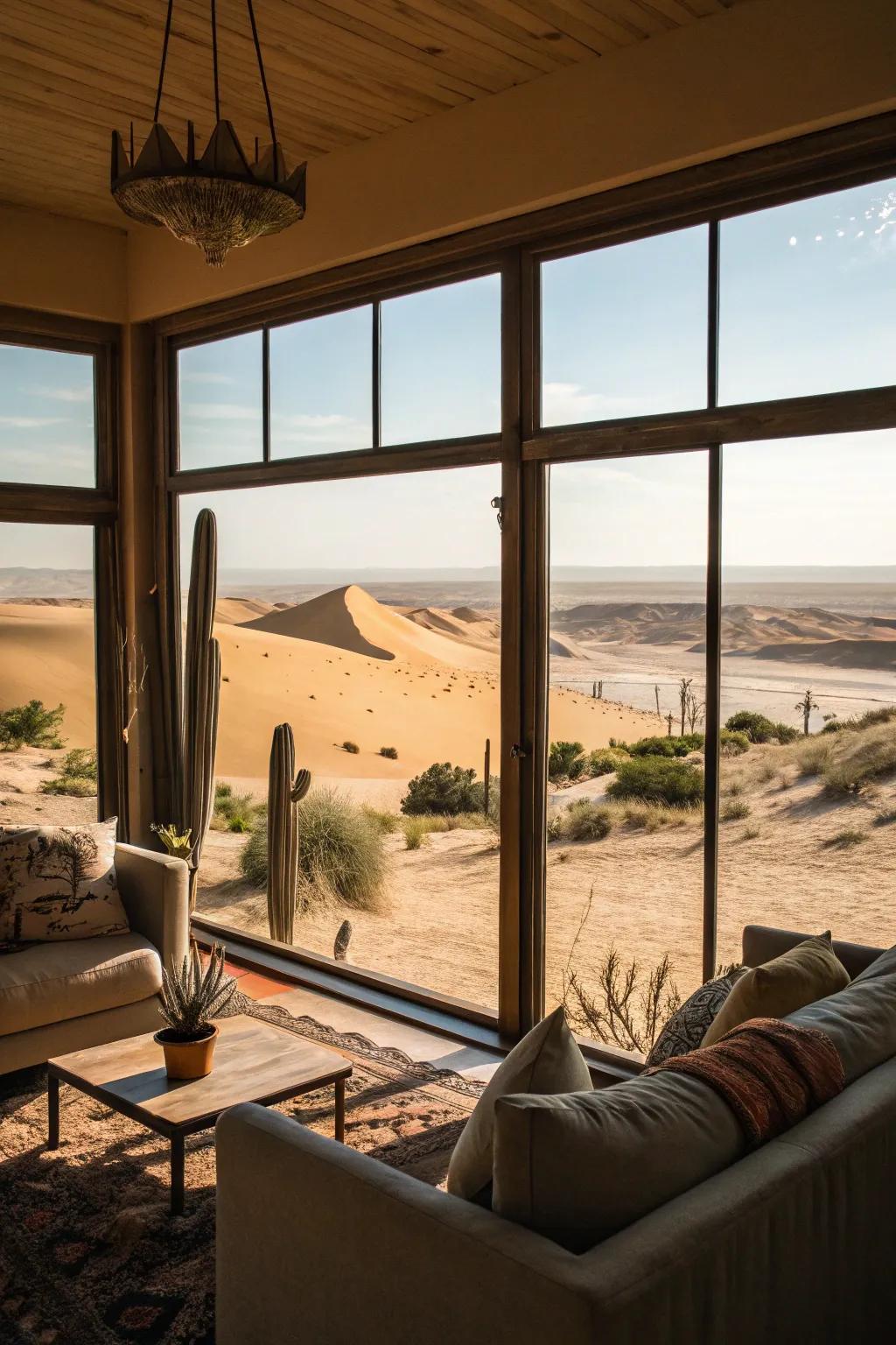 Openness accentuates the link to the exterior.