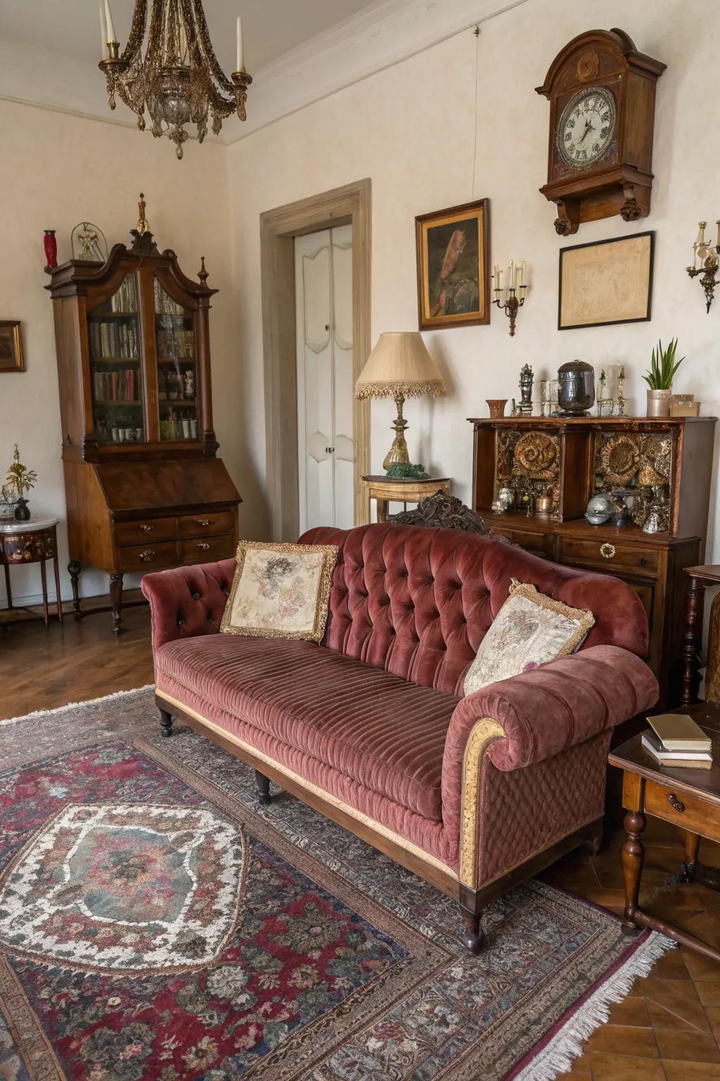 Comforting textures like plush and opulent floor coverings impart luxury.