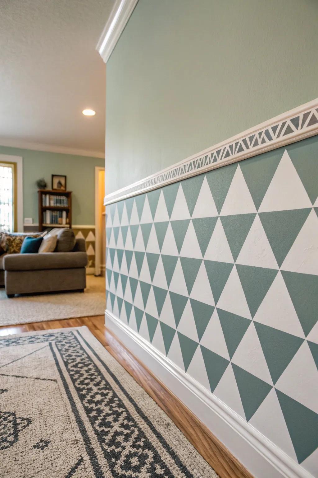 Realize modern sophistication through geometric patterns.