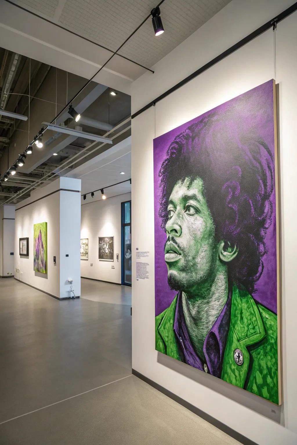 A contemporary spin on classic portraiture.