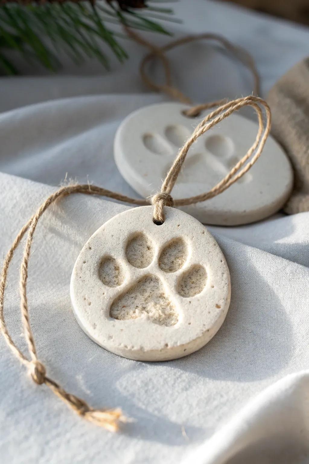 Capture the love of your pets using a personalized paw print decoration—where ease meets heartfelt craftsmanship.