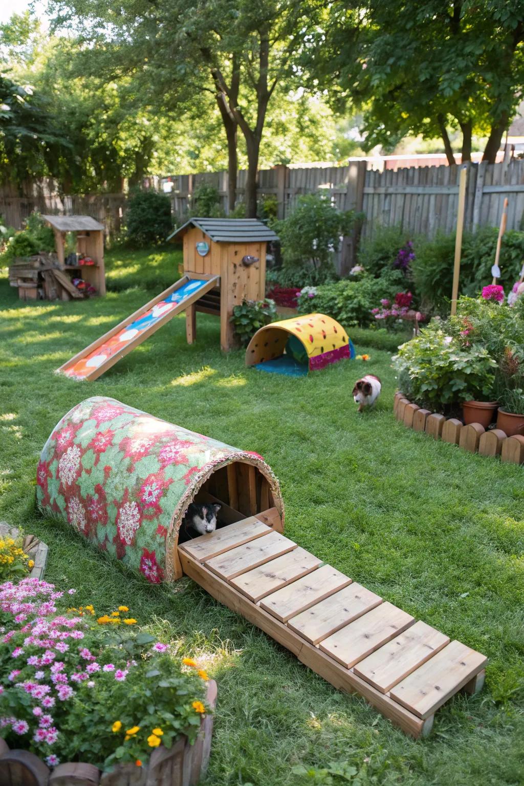 Interactive play structures delivering endless amusement for energetic pets.