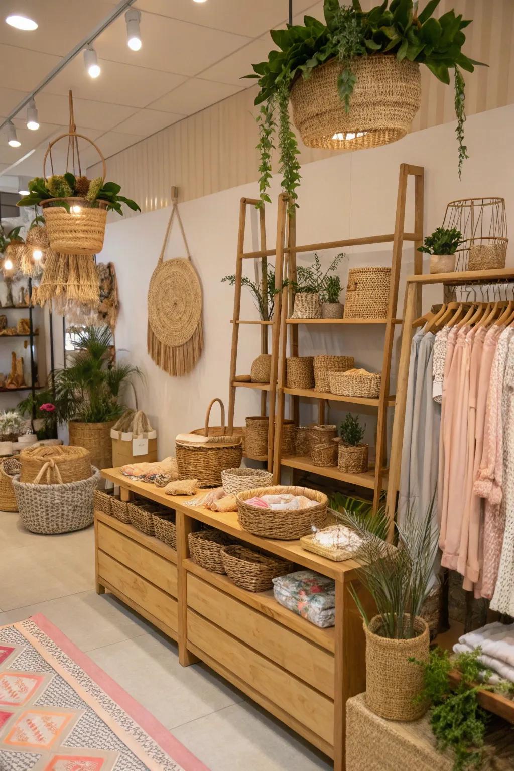 Themed interiors resonate with brand identity and create memorable shopping experiences.