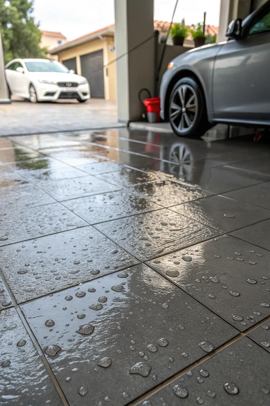 Stay safe with textured squares providing superior traction.