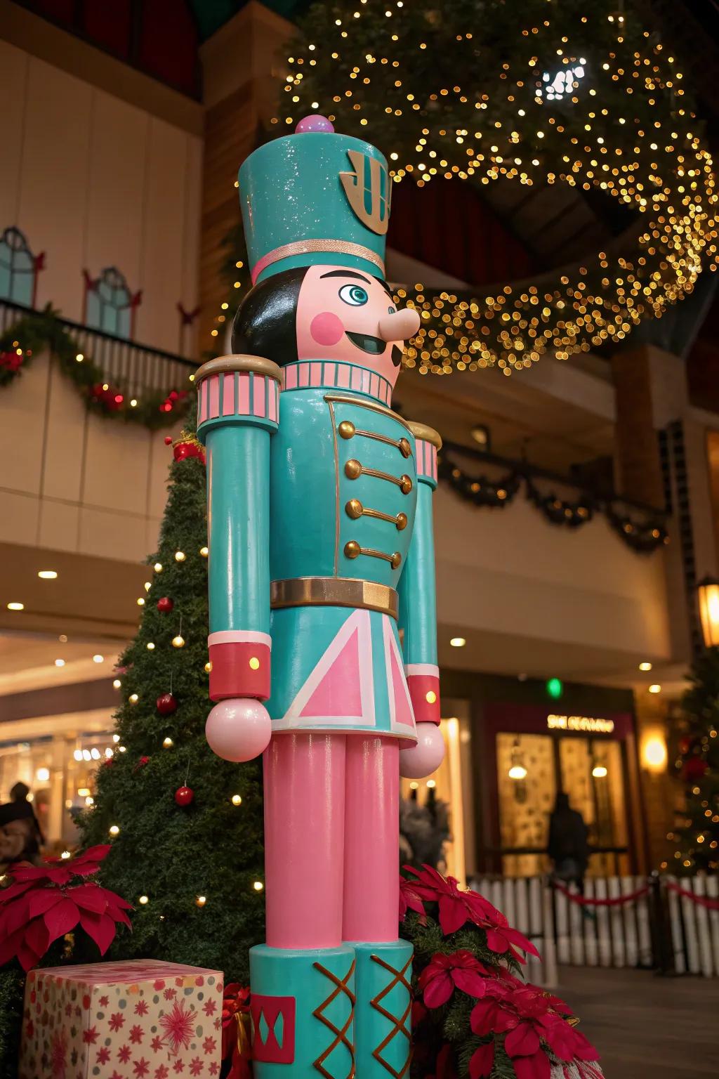 A vibrant variation of the traditional wooden sentinel.