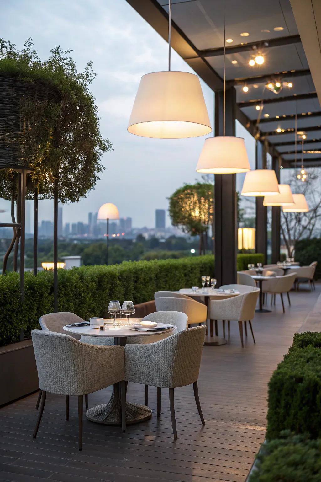 Minimalist components impart a trace of contemporary sophistication.