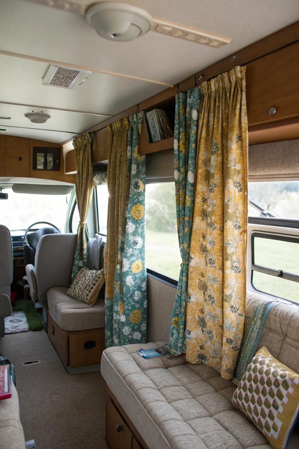 Sew-free curtains provide a customized and economical window choice.