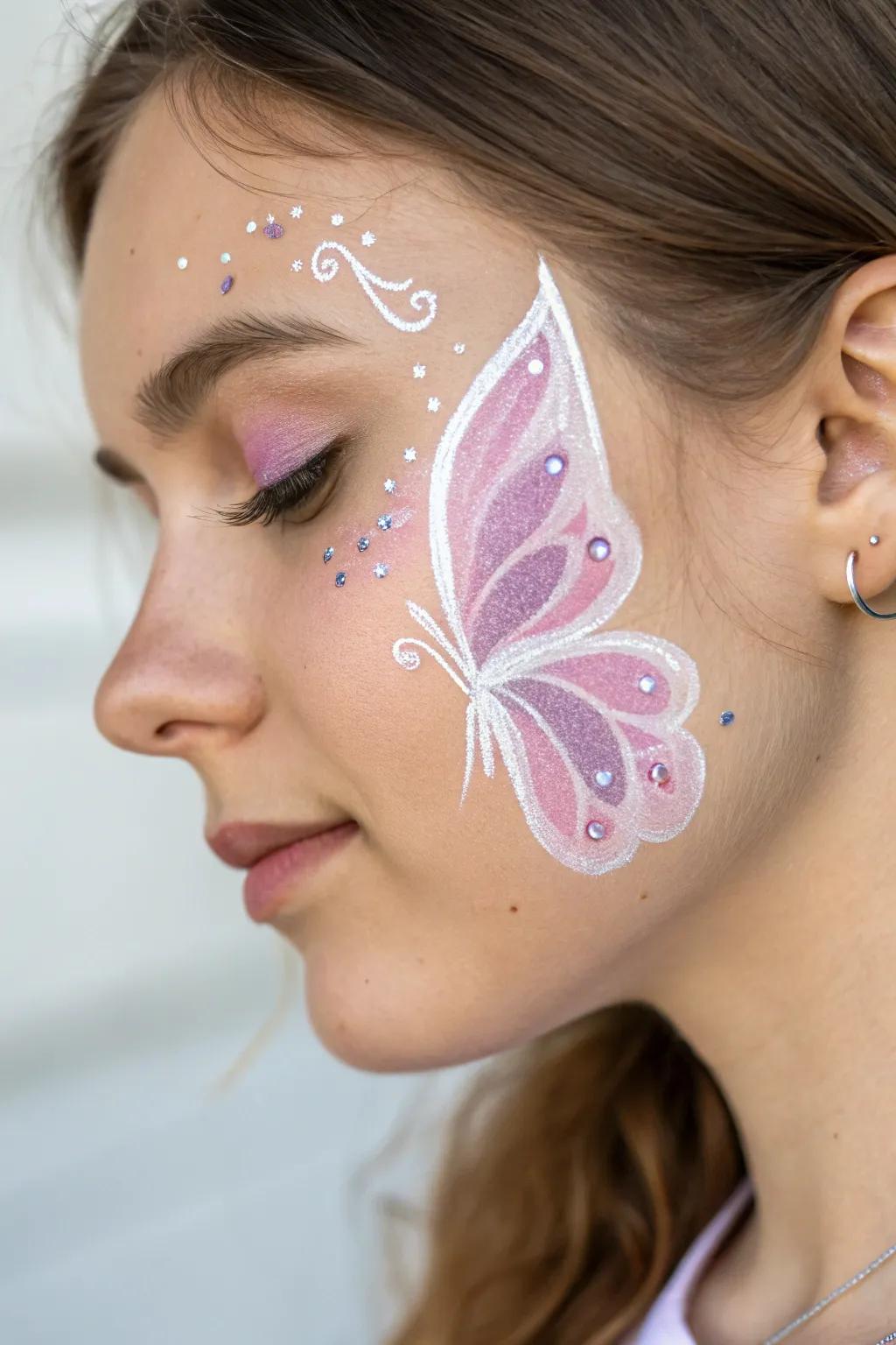 Release your playful side with a hint of glittering sophistication.