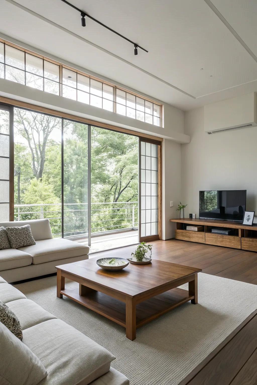 Simple style brings peace and order to living spaces.