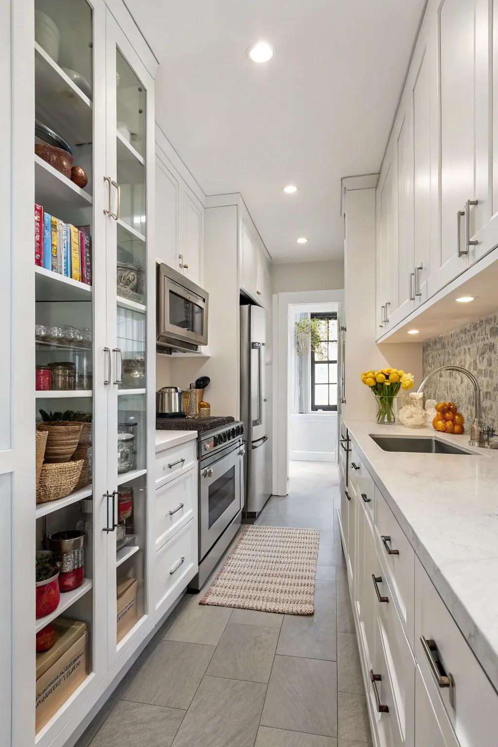 Clever storage methods can optimize your kitchen's layout.