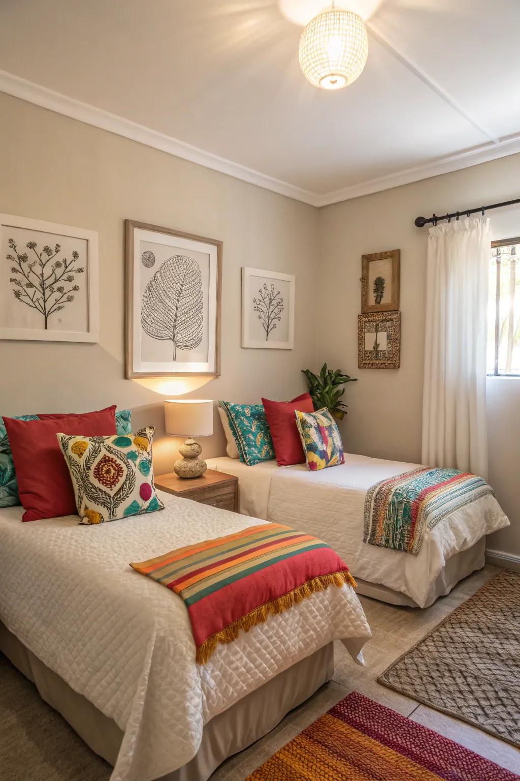 Accent pieces give character and warmth.