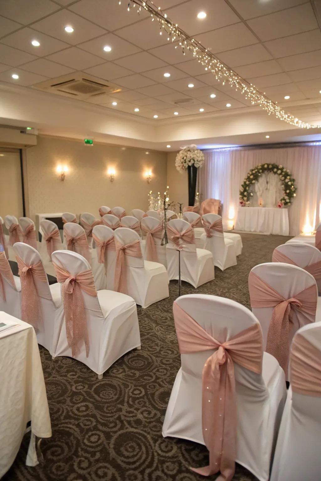 Comfortable and elegant seating enhances the guest experience.