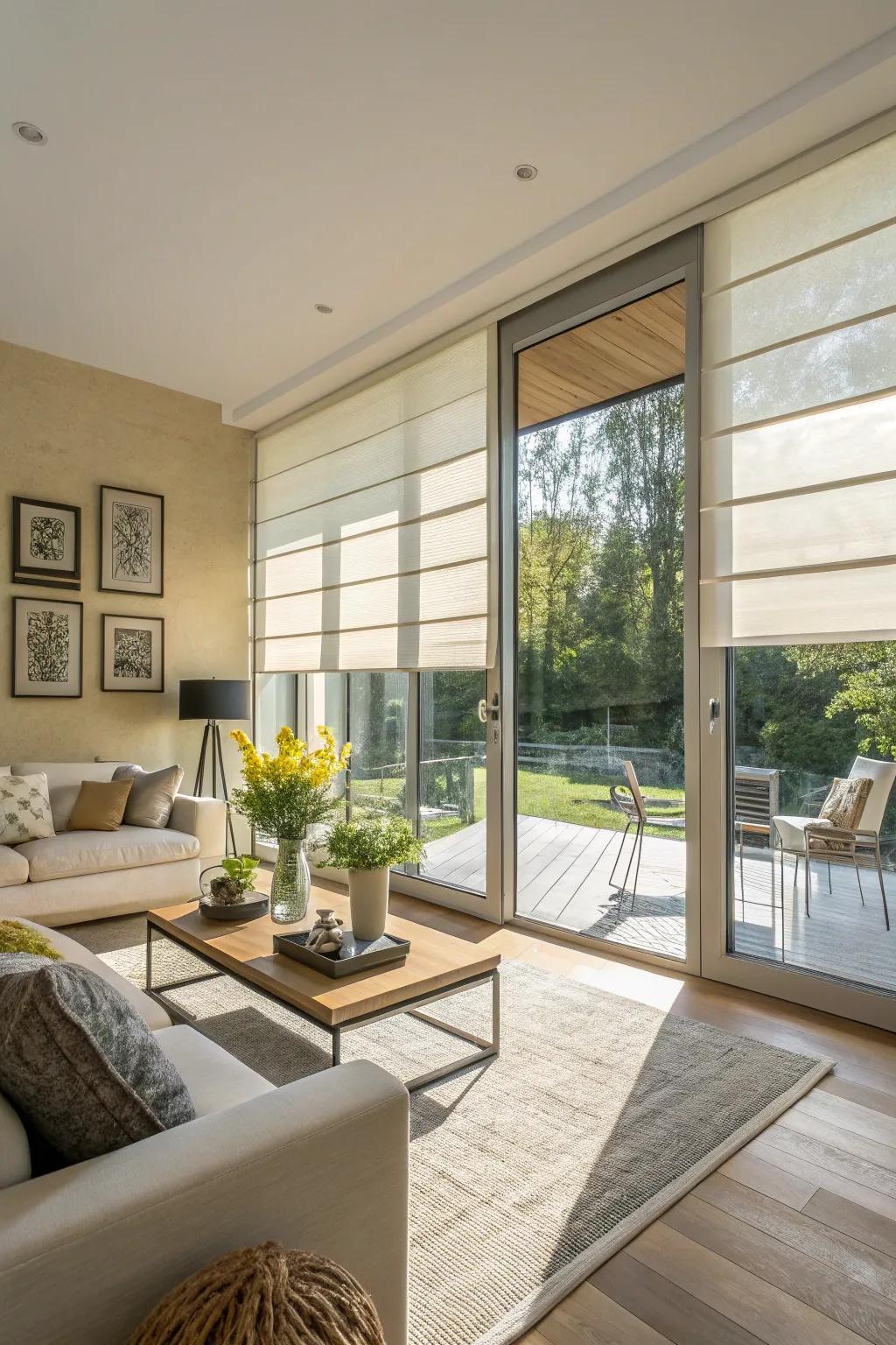 Improve your home’s energy efficiency and style with automated window shades.