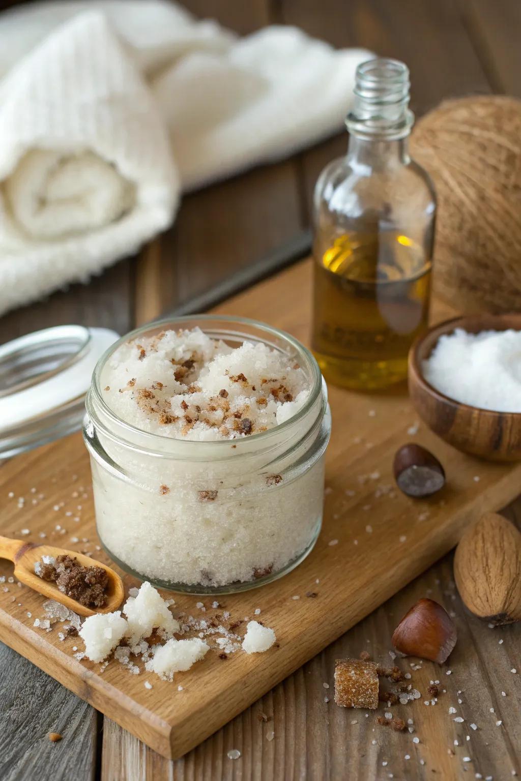 Homemade skin smoothers are a natural way to exfoliate and nourish the skin.