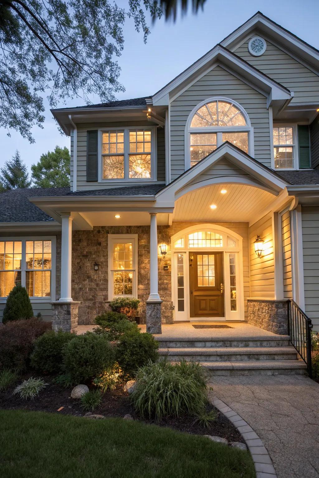 Sidelights and transoms boost both light and style at your entrance.