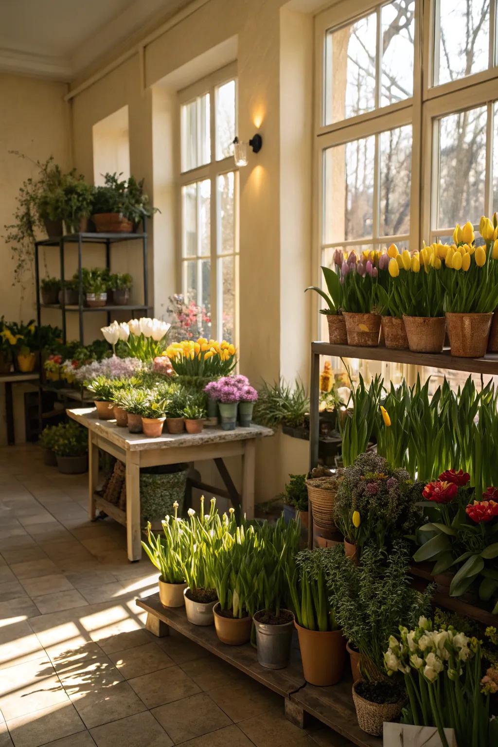Indoor vegetation brings a revitalizing and unspoiled feel to your springtime decorations.