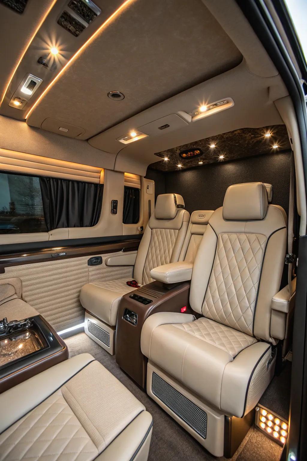 Plush seating for ultimate comfort.