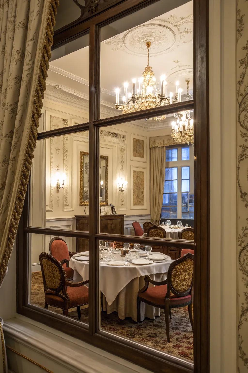 Layered frames add dimension and refinement.