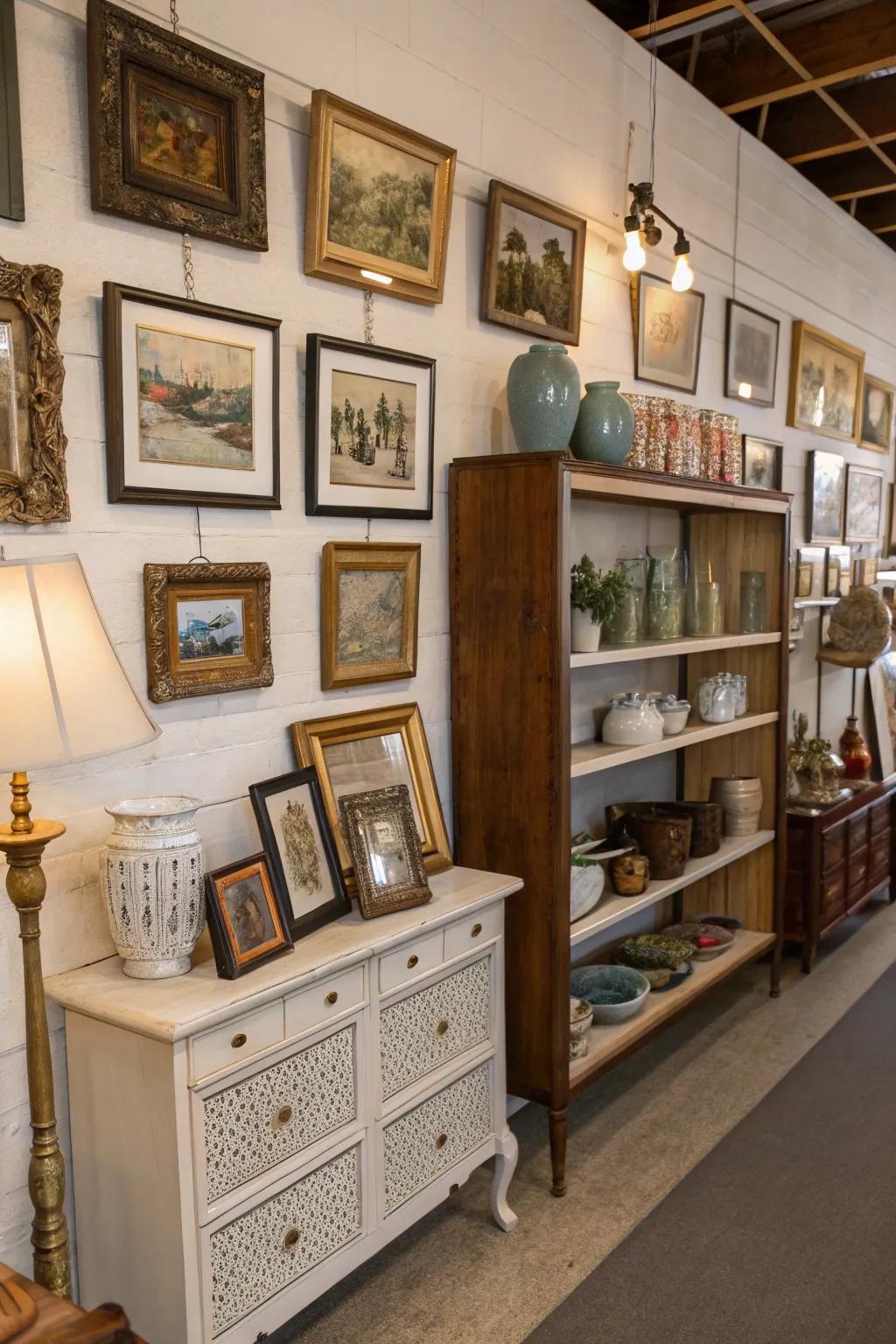 Heritage ornamental pieces breathing character into a space.