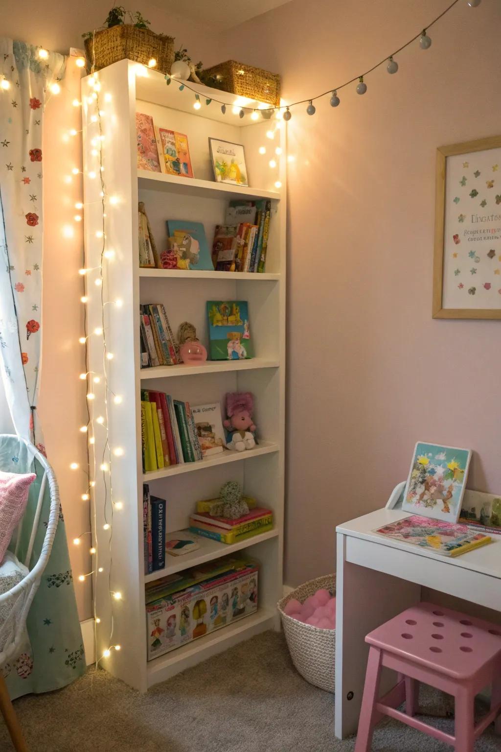 Twinkle lights imbue warmth and charm into any area.