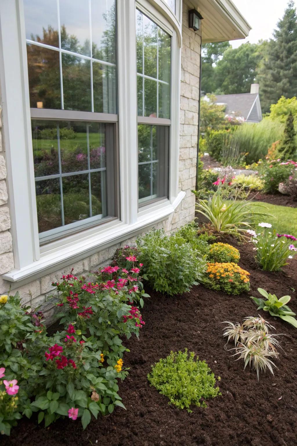 Mulch nurtures the earth and imparts a flawless finish to your cherished garden.