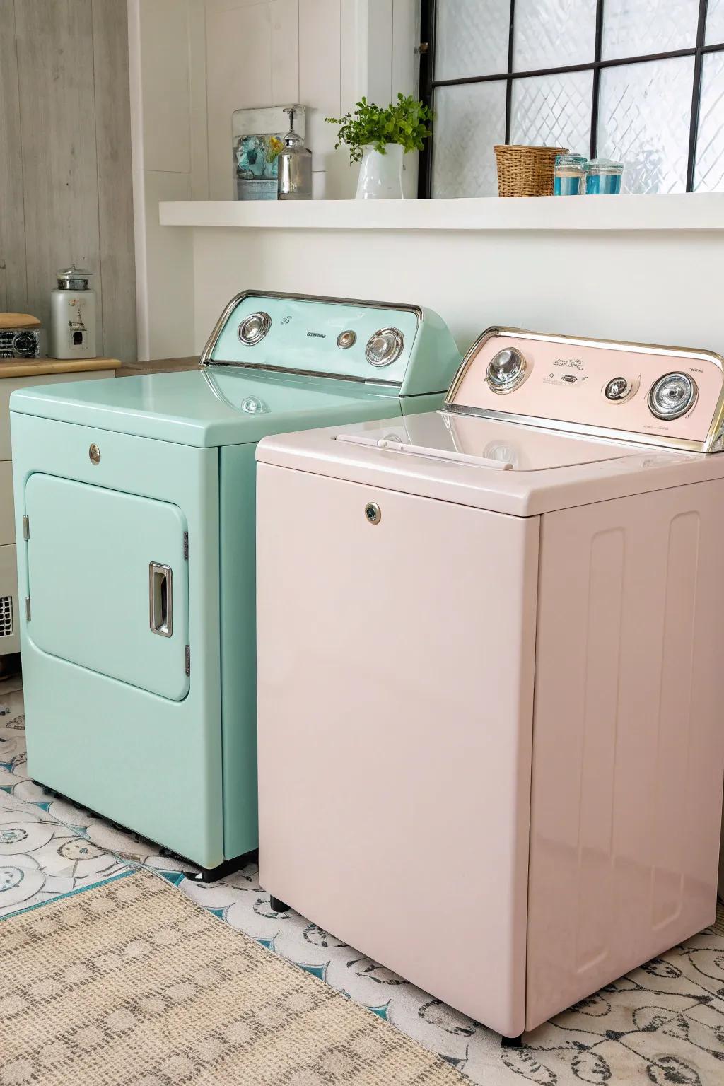 Old-style appliances that blend period looks with modern convenience.