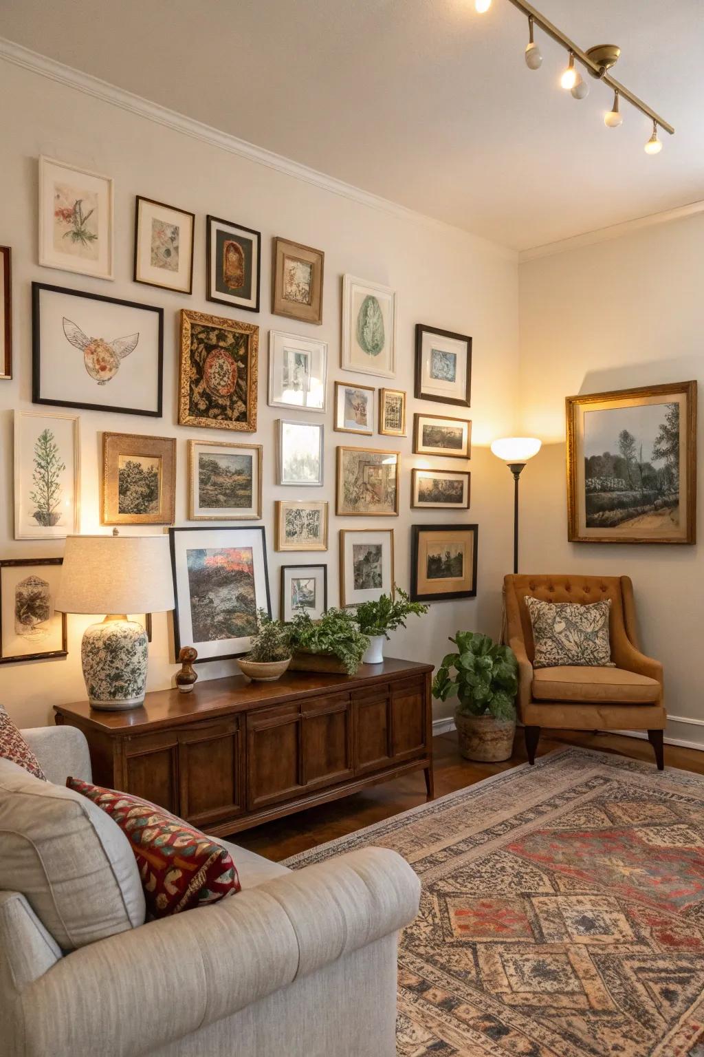 Art across eras adds depth and character to your living space.