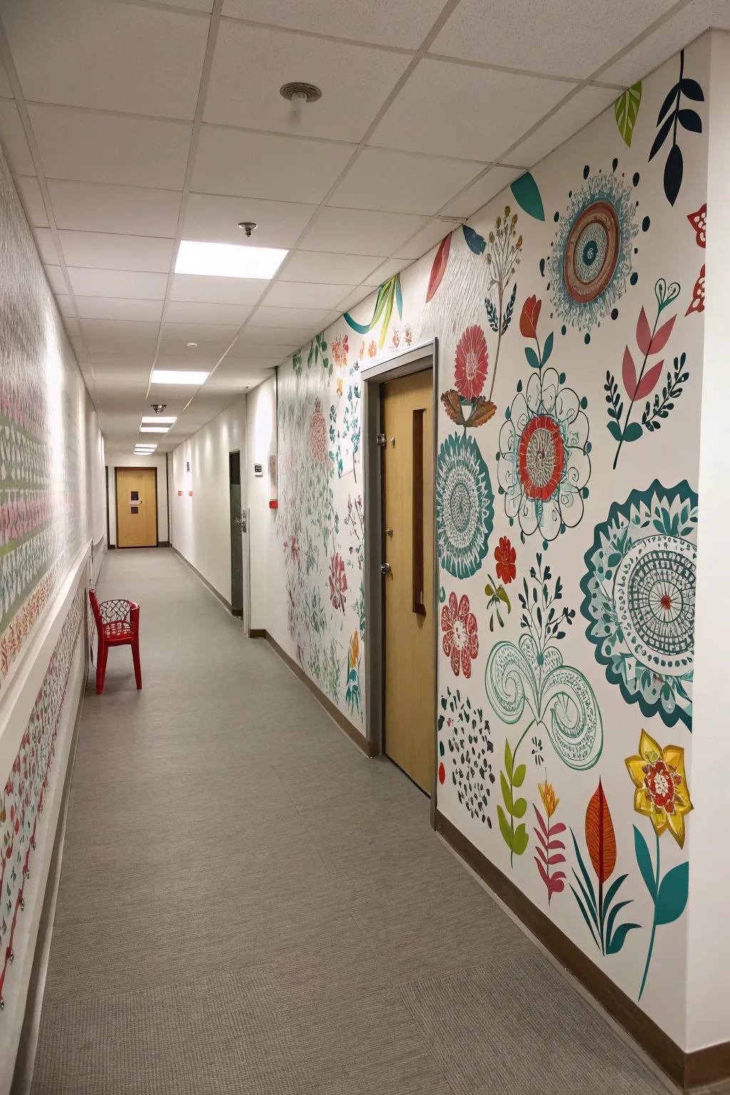 Peel and place stickers provide a fast and removable change.