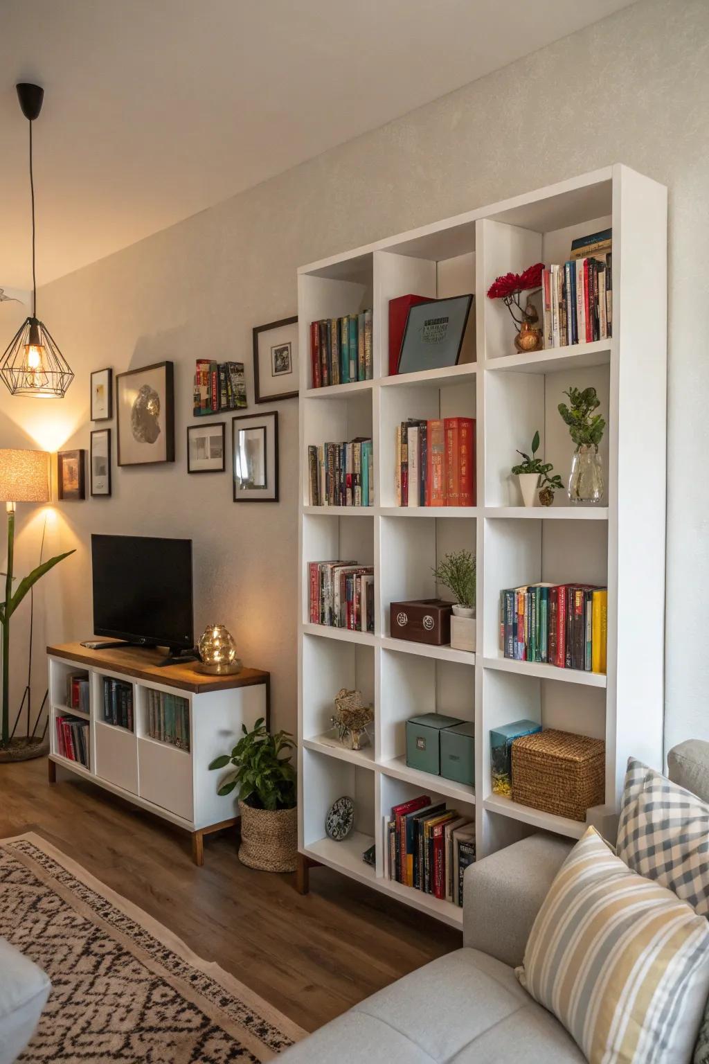 Elegant repository for your fundamental living room items.
