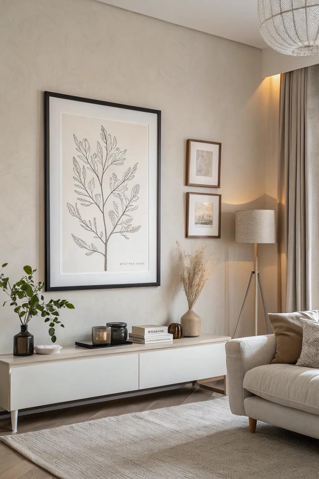 Minimalist aesthetics provide understated refinement.