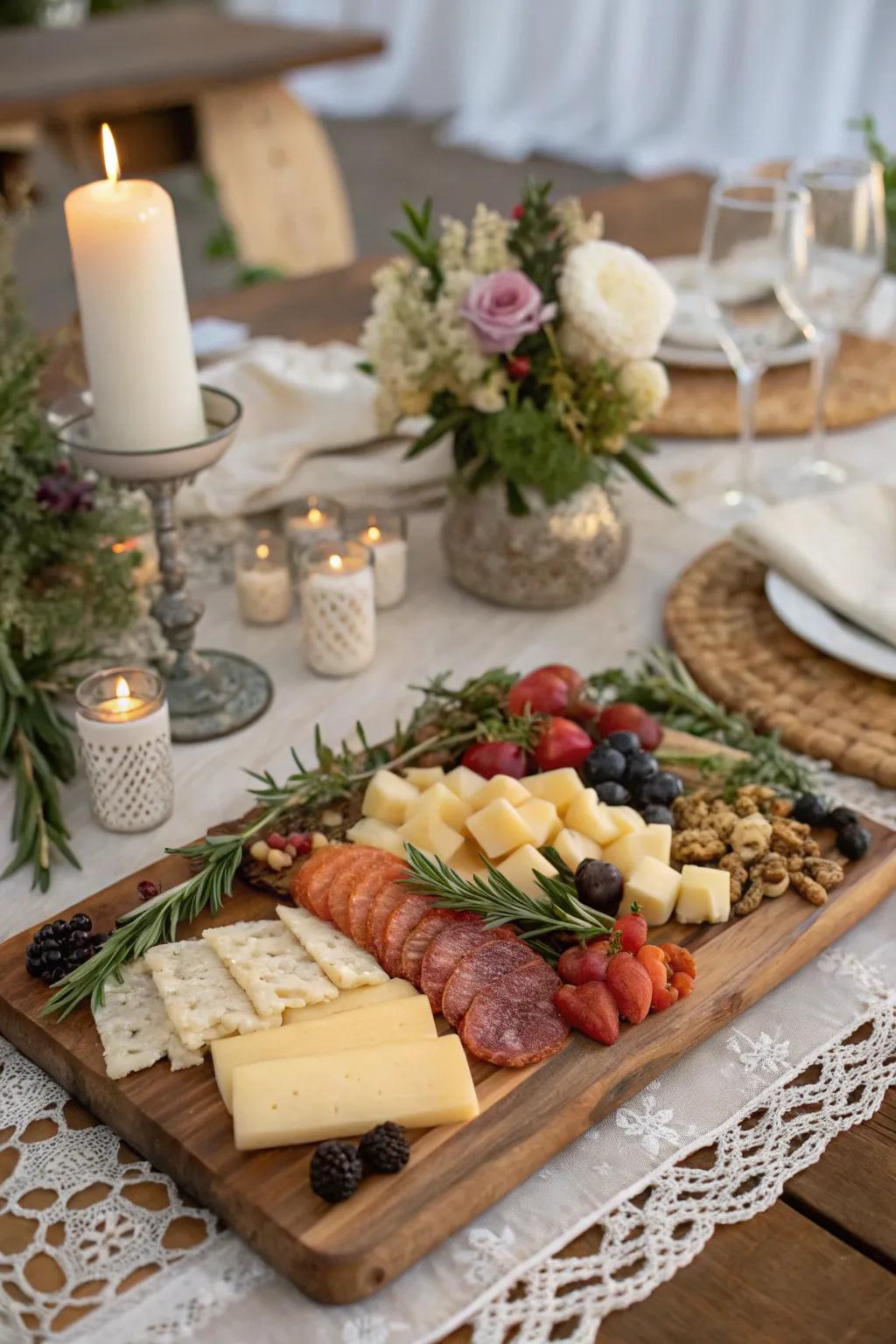 Herbs and greenery impart a natural essence and fragrance.