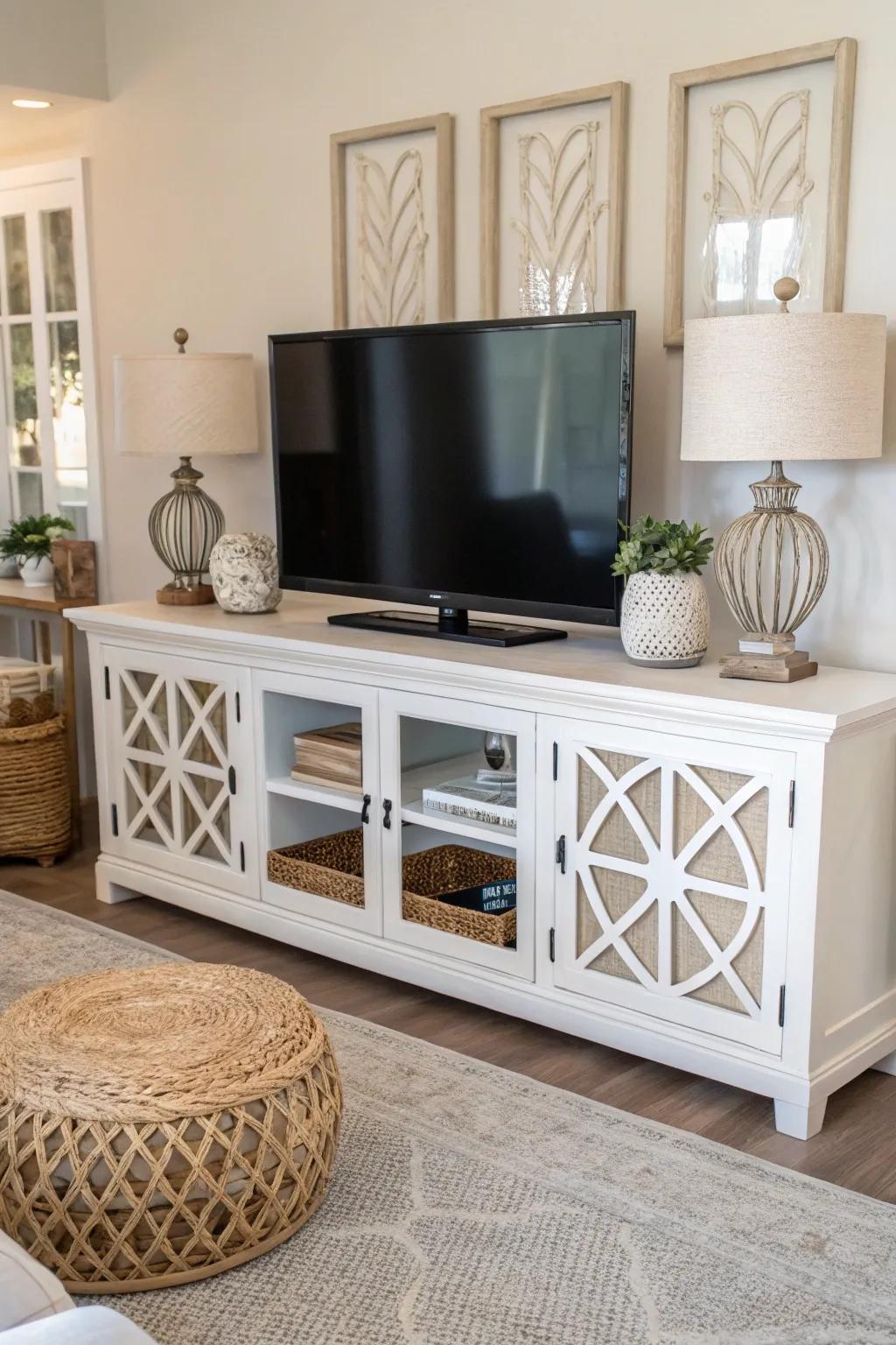 Forge visual concordance with symmetrical aesthetic elements.