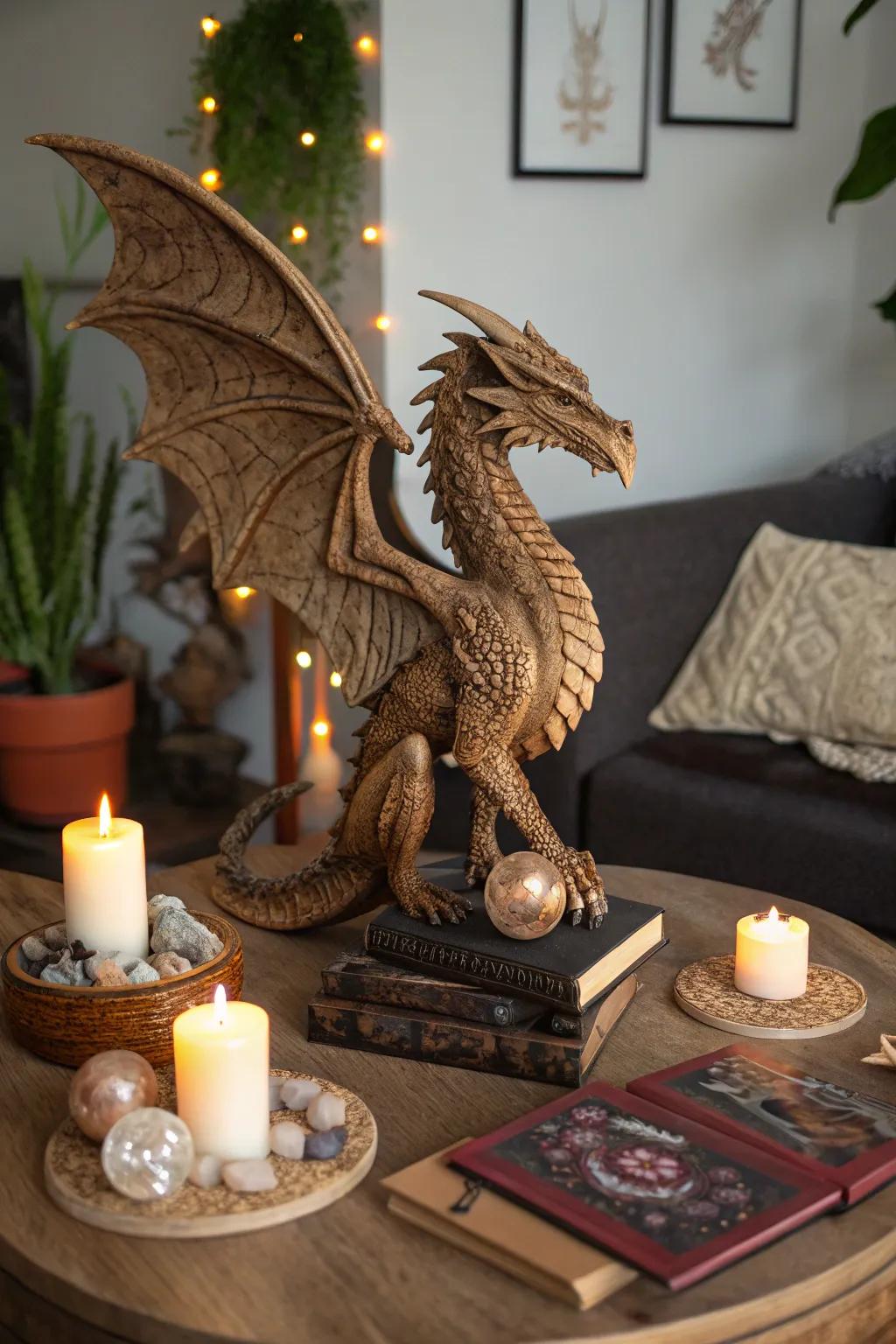 Unleash your creative ability via a sculpture of timber that is fantastical in nature.