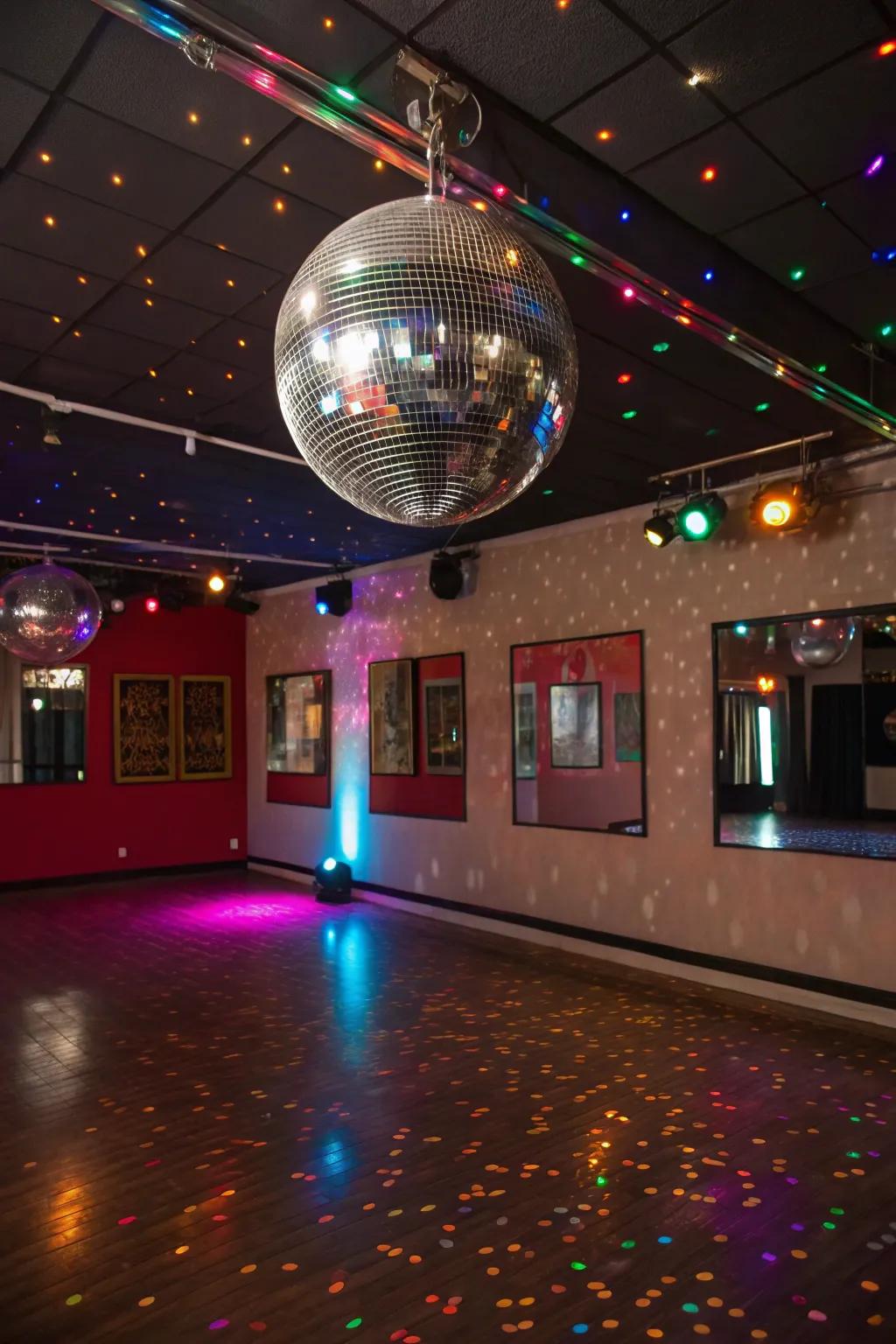 A sparkling orb brings a shimmering touch to your Y2K-themed area.