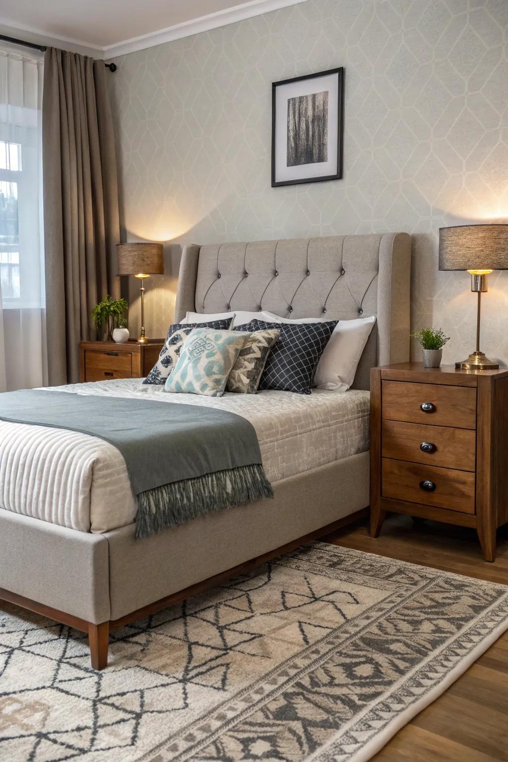 Adaptable furniture ensures both style and practicality.