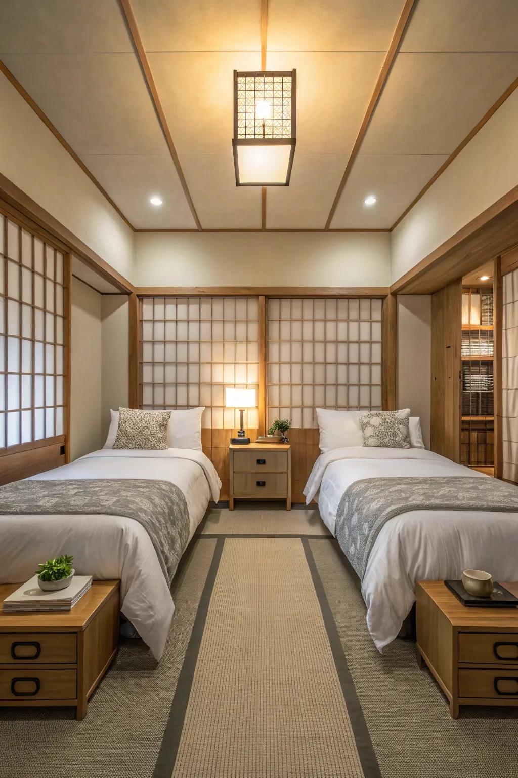 Symmetry introduces order and balance into your living space.
