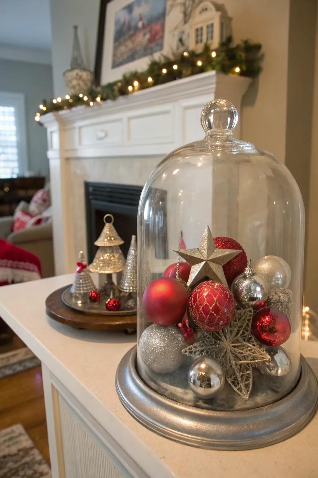 Retro keepsakes impart ageless grace to holiday beautification.